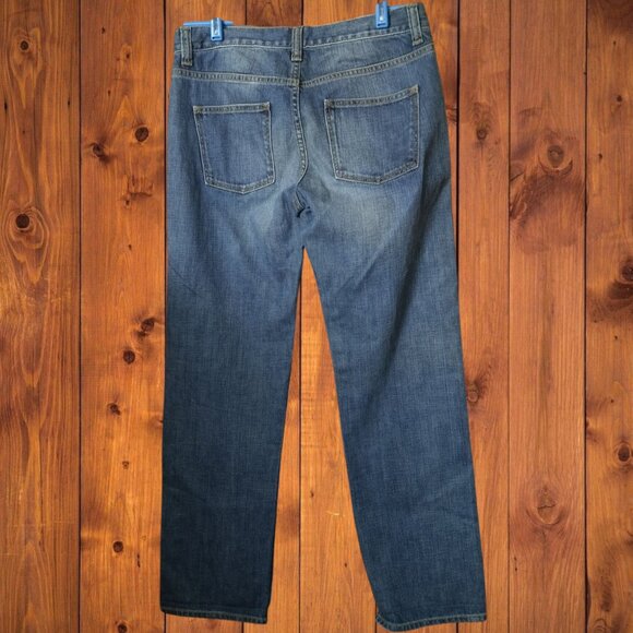 Talbots Women's Size 28 Denim Boyfriend Straight Leg Jeans Casual Preppy Blue - Picture 4 of 4